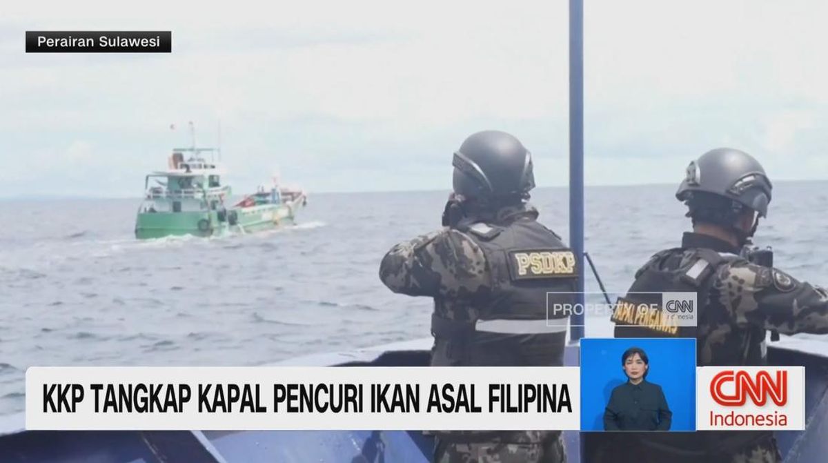 VIDEO: KKP Tangkap Kapal Pencuri Ikan Asal Filipina