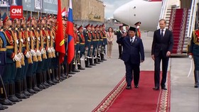 VIDEO: Momen Prabowo Tiba di Rusia untuk Bertemu Putin