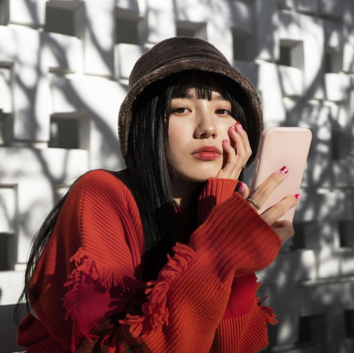 Ilustrasi makeup kawaii ala perempuan Jepang