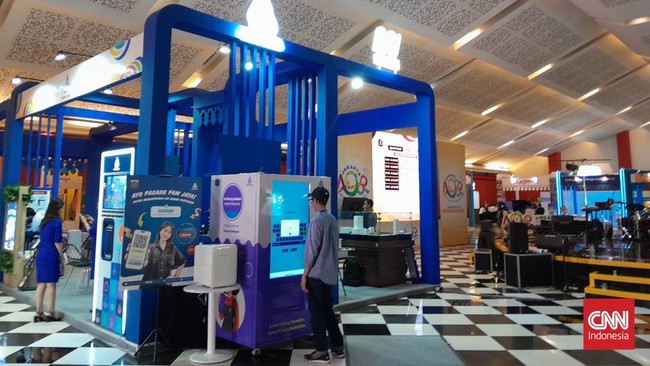 Pemerintah Provinsi (Pemprov) DKI Jakarta menghadirkan tunnel 'Immersive Jakarta Bercerita' di arena Jakarta Fair Kemayoran 2025.