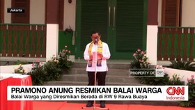 VIDEO: Pramono Anung Resmikan Balai Warga