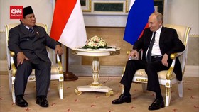 VIDEO: Momen Pertemuan Prabowo dan Putin di St. Petersburg