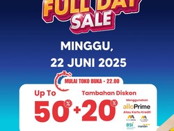Besok Serbu Transmart Full Day Sale! Pesta Diskon Meriah 50% + 20%