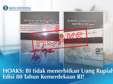 img-title Uang Rp80 Ribu Bergambar Soekarno Viral di Medsos, BI: Hoaks