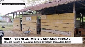 VIDEO: Viral Sekolah Mirip Kandang Ternak
