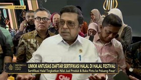 VIDEO: UMKM Antusias Daftar Sertifikasi Halal di Halal Festival