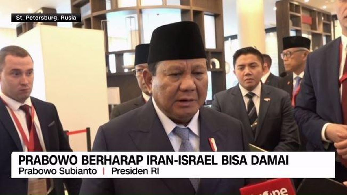 VIDEO: Prabowo Berharap Iran-Israel Bisa Damai