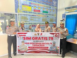 Asyik! Polres Meranti Beri SIM Gratis Warga yang Lahir di Tanggal Ini