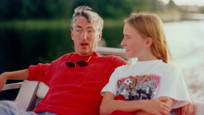 Rachel Corrie kecil dan sang ayah/Foto: Instagram.com/rachelcorriefoundation