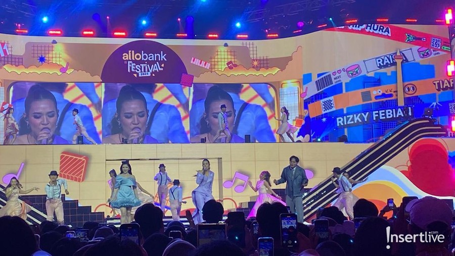 Raisa&comma; Tiara Andini&comma; Rizky Febian Bikin Penonton Nostalgia di Allo Bank Festival 2025