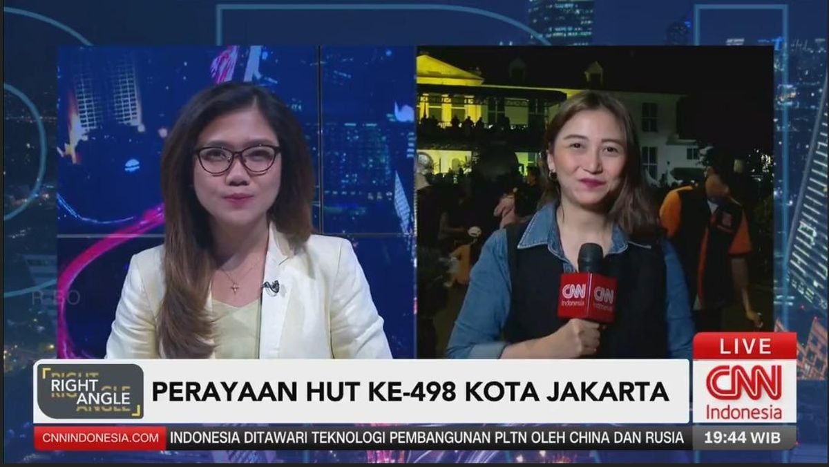 Warga Jakarta Antusias Rayakan HUT ke-498 Lewat Malam Spektakuler