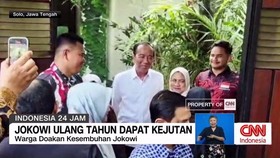 VIDEO: Jokowi Ulang Tahun ke-64 Dapat Kejutan