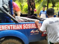 Kemensos Salurkan Bantuan Logistik untuk Korban Banjir Bandang Pohuwato