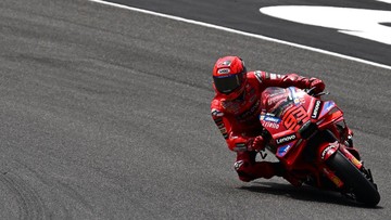 Liputan Olahraga CNN Sport : FOTO: Sprint Race MotoGP Italia Jadi 'Taman Bermain' Duo Marquez