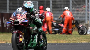 Update Eksklusif Olahraga CNN : Diggia Bongkar Kelemahan Bagnaia Melempem di MotoGP Italia