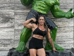 Tragis, Binaraga Dijuluki Hulk Wanita Tewas Dipukul Palu oleh Suami