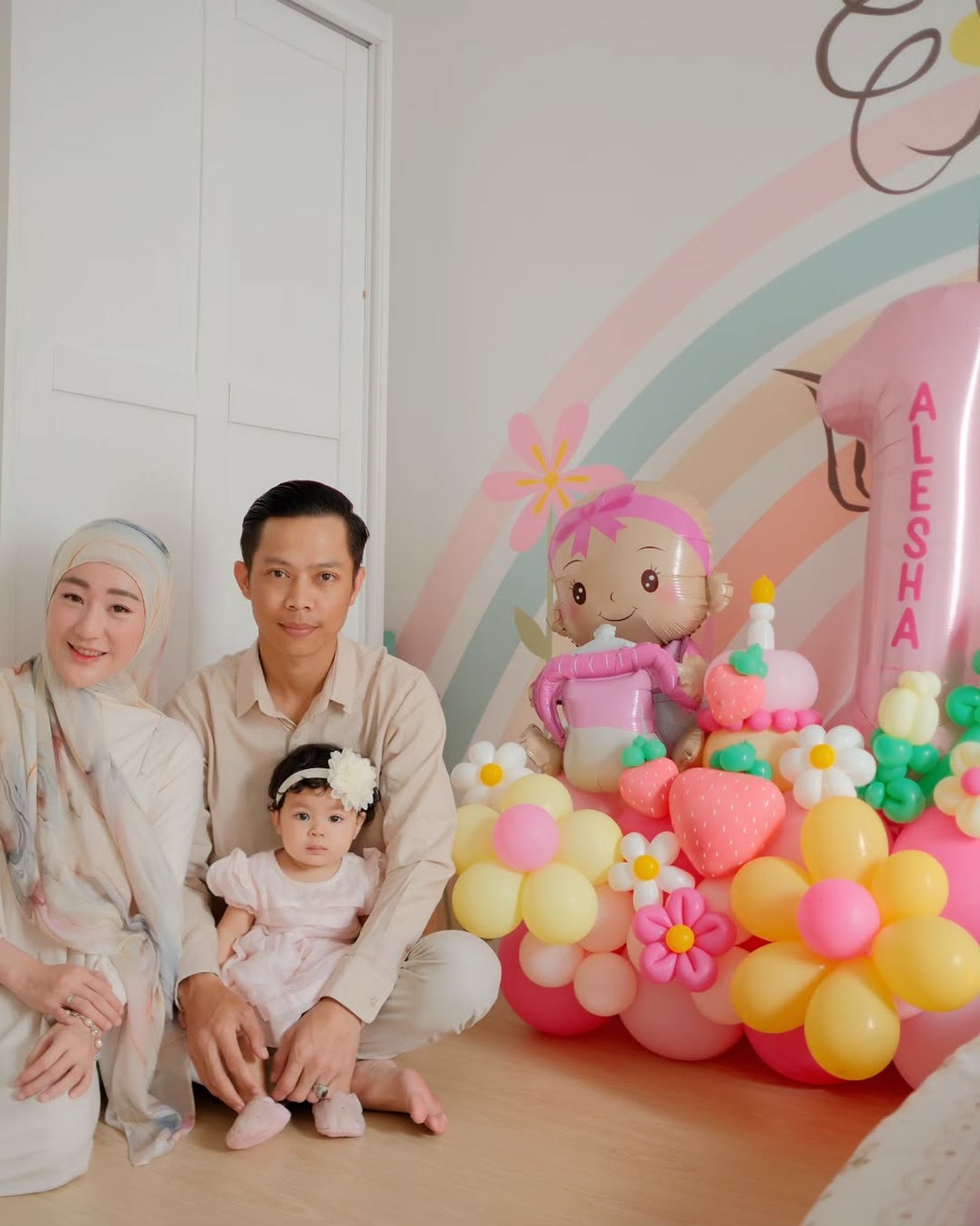 Alesha anak Larissa Chou