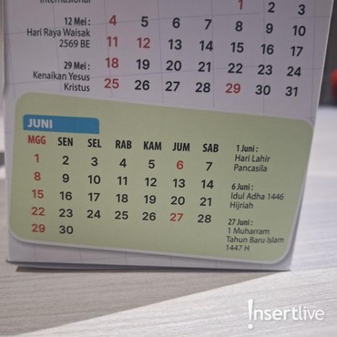 27 Juni 2025 Libur, Ada Cuti Bersama?