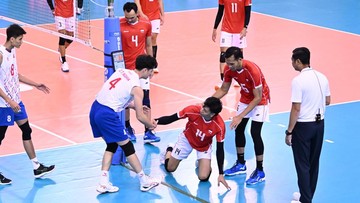 Berita Olahraga Terkini CNN Sport : Momen Dag Dig Dug Indonesia Hantam Vietnam di SEA V League