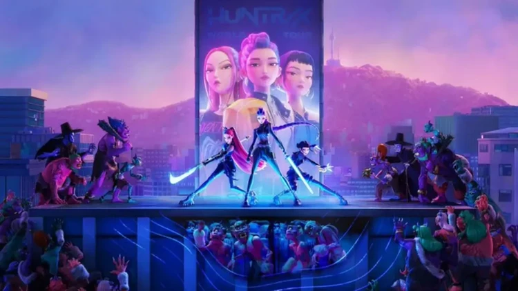 Adegan dalam film K-Pop Demon Hunters&comma; animasi terbaru Netflix yang kini sudah tayang&period;