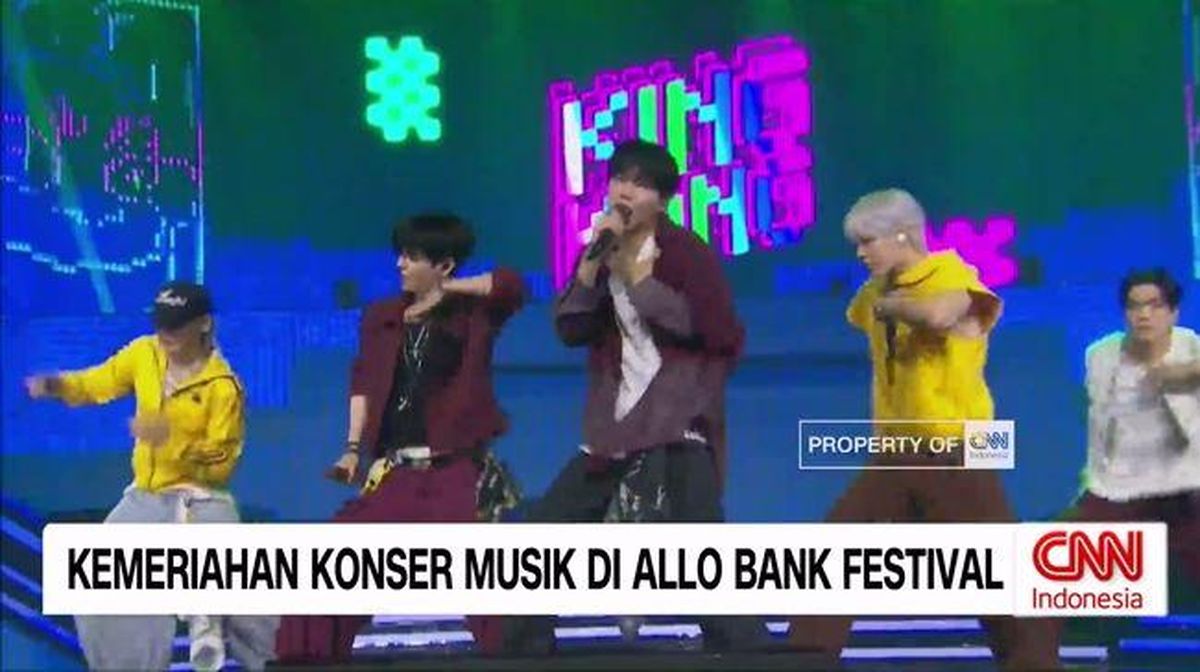 VIDEO: Kemeriahan Konser Musik di Allo Bank Festival