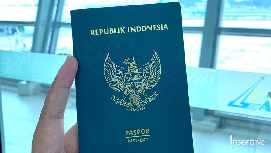 Ilustrasi paspor Indonesia