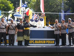 Kapal KPC Marhum Pekan Siap Patroli Jalur di Pesisir Sungai Riau