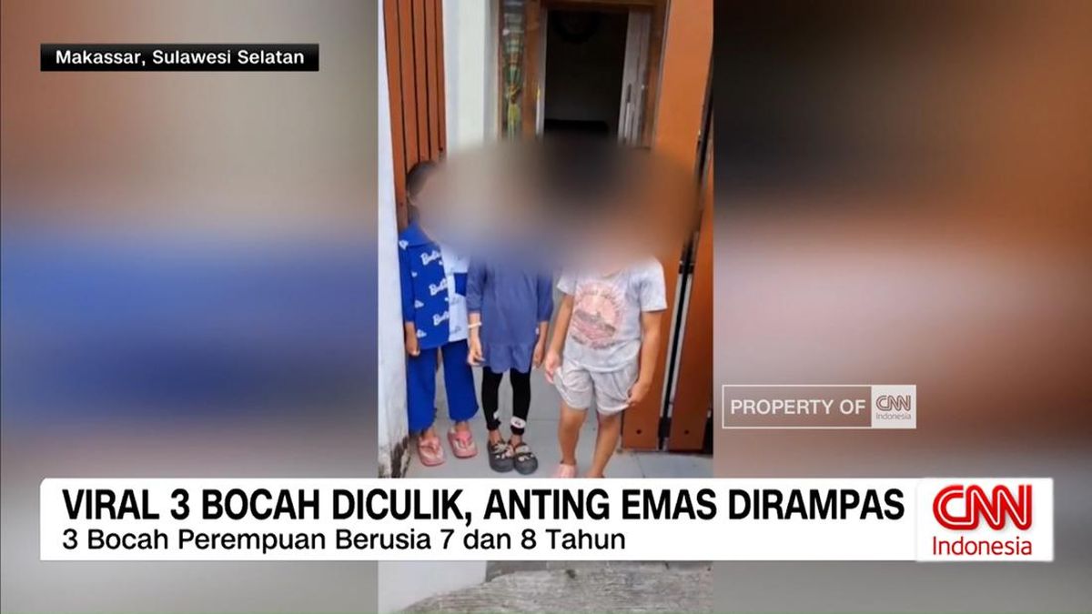 VIDEO: Viral, 3 Bocah Diculik dan Anting Emas Dirampas VIDEO: Viral, 3 Bocah Diculik dan Anting Emas Dirampas