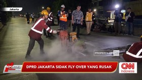 VIDEO: DPRD Jakarta Sidak Flyover yang Rusak