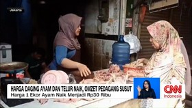 VIDEO: Harga Ayam dan Telur Naik, Omzet Pedagang Turun