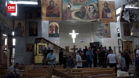 VIDEO: Bom Bunuh Diri di Gereja Damaskus, 20 Orang Tewas