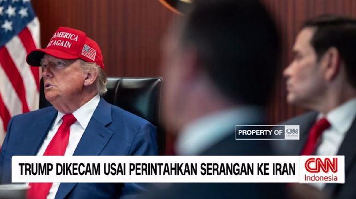 VIDEO: Trump Dikecam Usai Perintahkan Serangan ke Iran