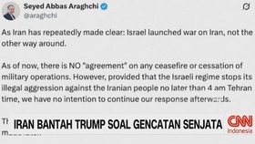 VIDEO: Iran Bantah Trump Soal Gencatan Senjata
