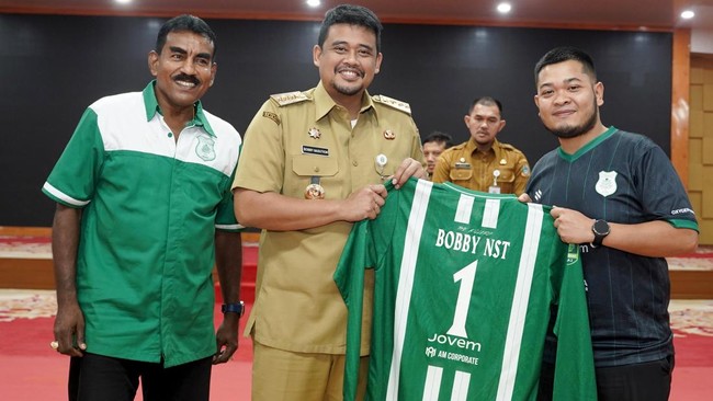 Gubernur Sumut Bobby Nasution menyatakan memberi izin kepada PT Kinantan Medan Indonesia menjadikan Stadion Utama Sumut sebagai markas PSMS.
