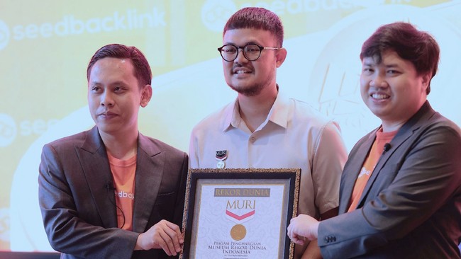 seedbacklink resmi memperoleh penghargaan dari Museum Rekor Dunia Indonesia (MURI).