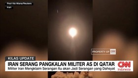 VIDEO: Iran Serang Pangkalan Militer AS di Qatar