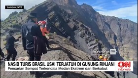 VIDEO: Nasib Turis Brasil Usai Terjatuh di Gunung Rinjani