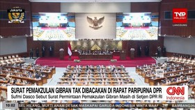 VIDEO: Surat Pemakzulan Gibran Tak Dibacakan di Rapat Paripurna DPR