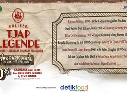 Ada Kuliner Legendaris & Autentik di Festival Kuliner Tjap Legende Solo