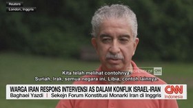 VIDEO: Warga Iran Respons Intervensi AS dalam Konflik Israel-Iran
