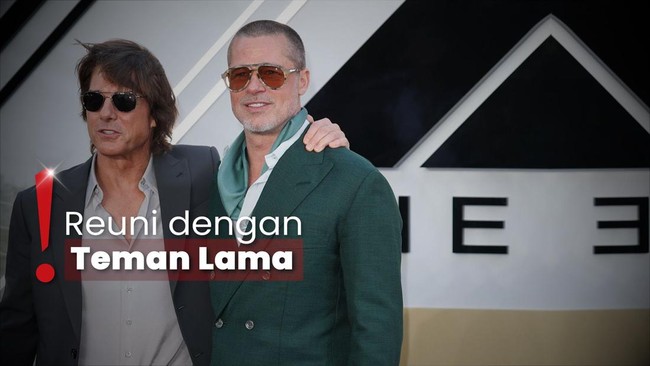 Momen Tom Cruise dan Brad Pitt Reuni di Gala Premier 'F1'