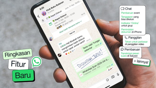 Mau Lihat Status Online di Grup WA? Begini Caranya Aplikasi WhatsApp menghadirkan fitur baru yang memungkinkan pengguna melihat status 'online' di dalam sebuah grup. Bagaimana caranya?