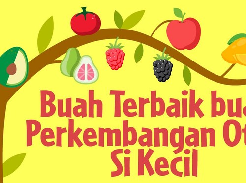 INFOGRAFIS: 9 Buah Ini Bikin Otak Si Kecil Sehat dan Cerdas