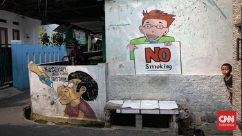 FOTO: Persiapan Jakarta Atur Kawasan Tanpa Rokok