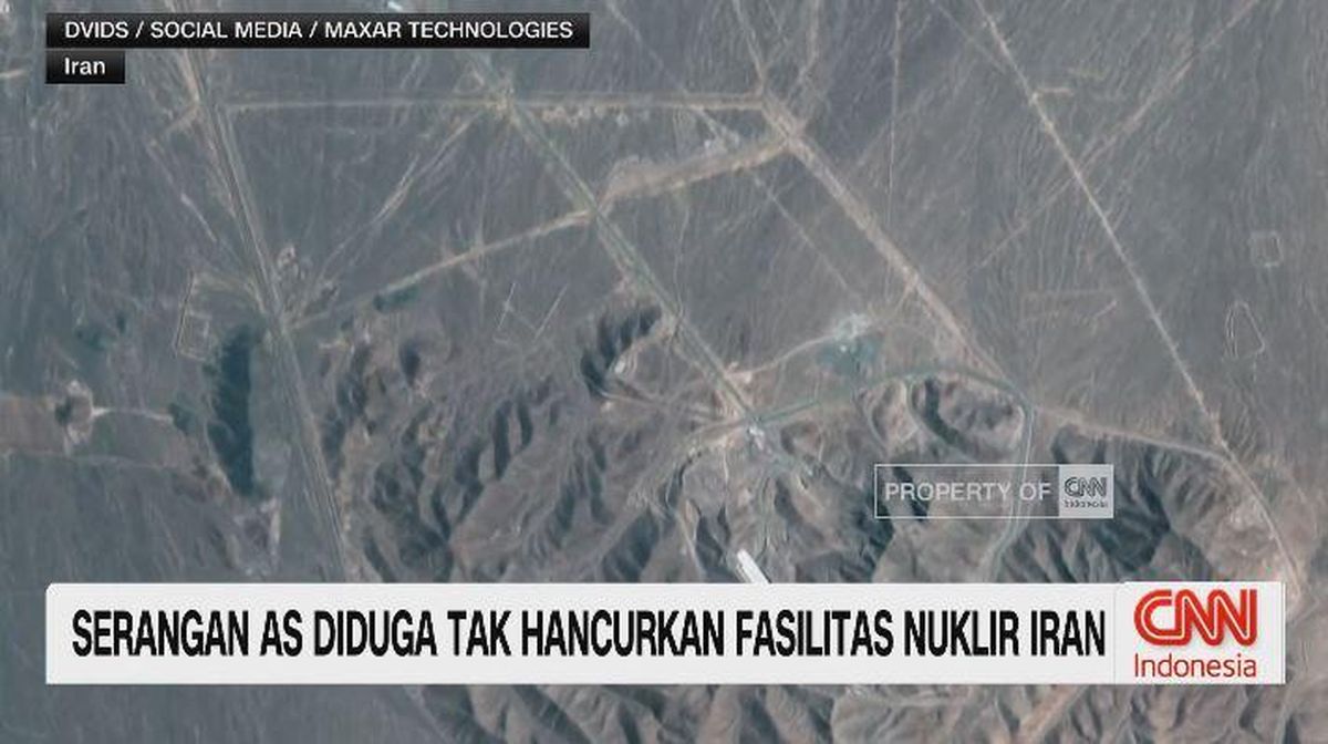 VIDEO: Serangan AS Diduga Tak Hancurkan Fasilitas Nuklir Iran
