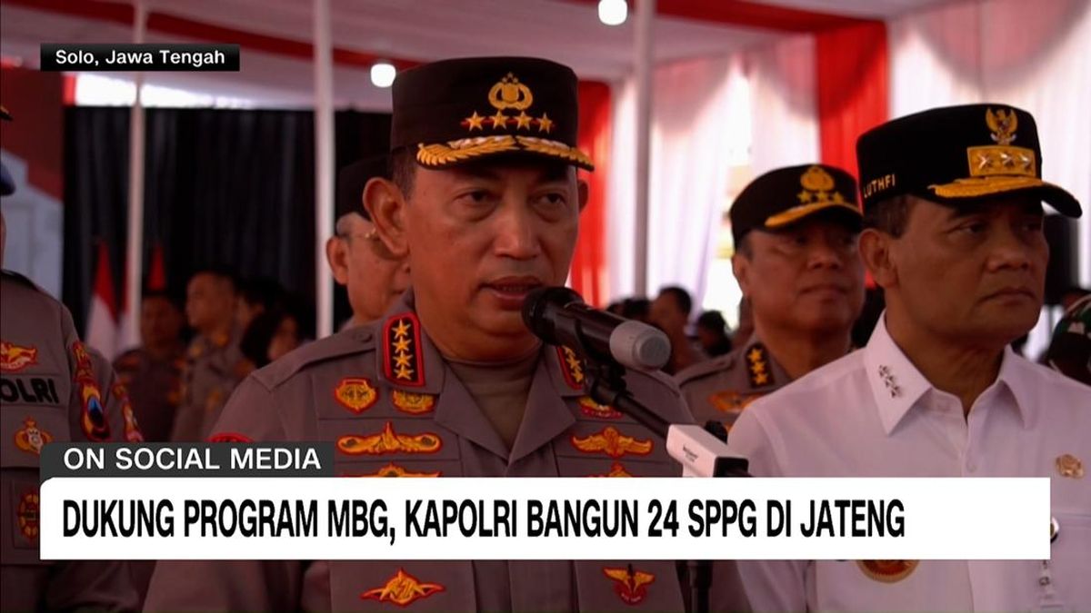 VIDEO: Dukung Program MBG, Kapolri Bangun 24 SPPG di Jateng