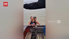 VIDEO: Disergap Polisi, Kurir Narkoba di Asahan Nekat Nyebur ke Laut