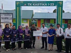 TK Kartika Yonzipur 1 Medan Direnovasi, Dukung Pendidikan Berkualitas