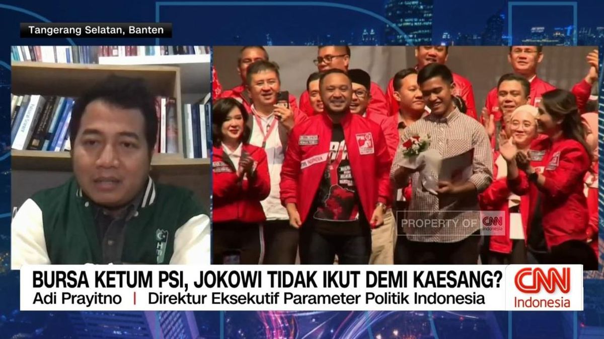 VIDEO: Bursa Ketum PSI, Jokowi Tidak Ikut Demi Kaesang?