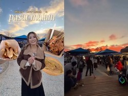 Jajan Sate Ayam dan Martabak di Pasar Malam, Ludes Rp 710 Ribu!